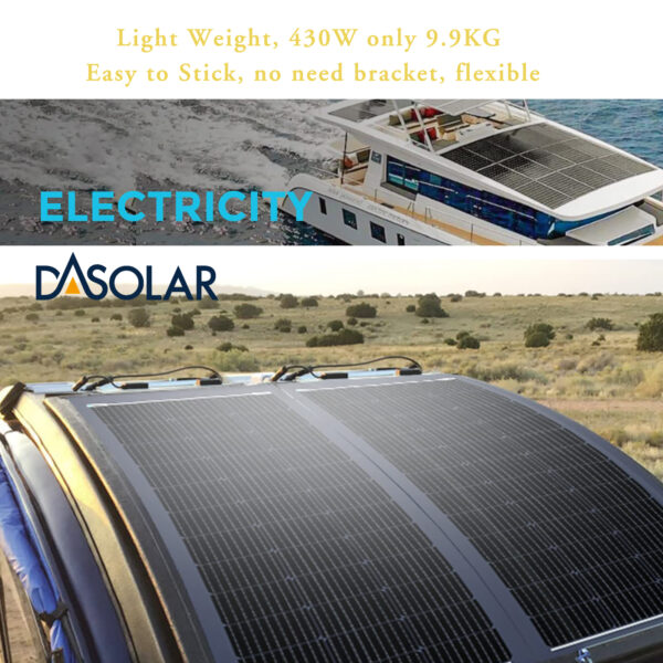 430W flexible panel weight